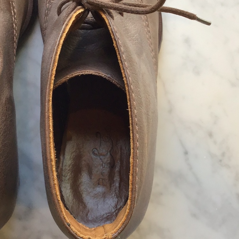 Bos & Co leather lace up booties - Picture 4 of 5